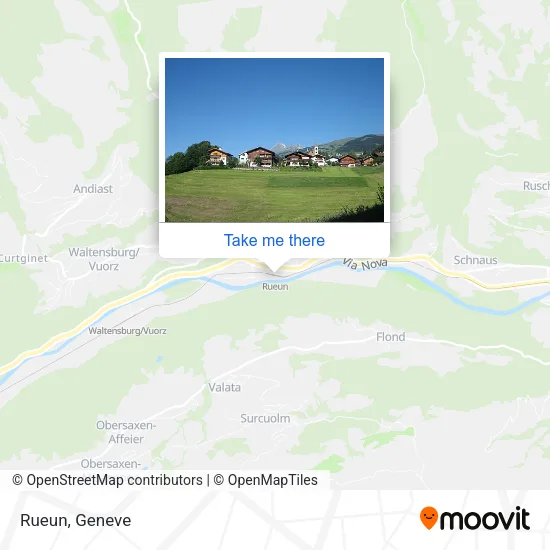 Rueun map