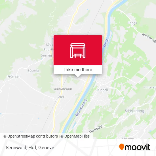 Sennwald, Hof map