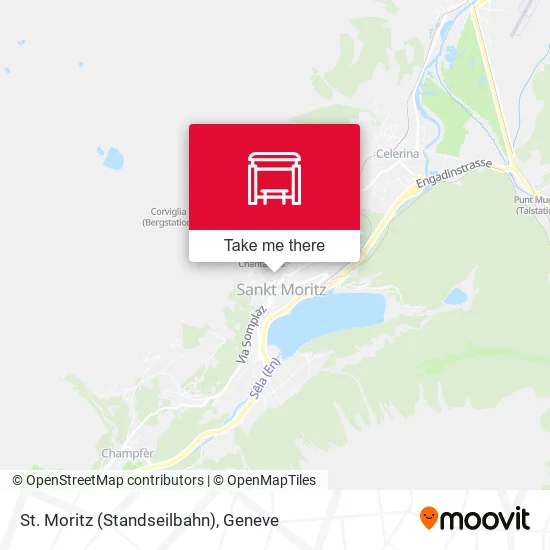 St. Moritz (Standseilbahn) map