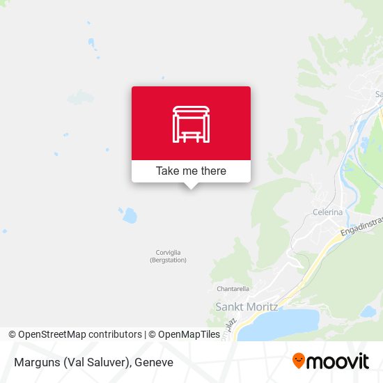Marguns (Val Saluver) Karte
