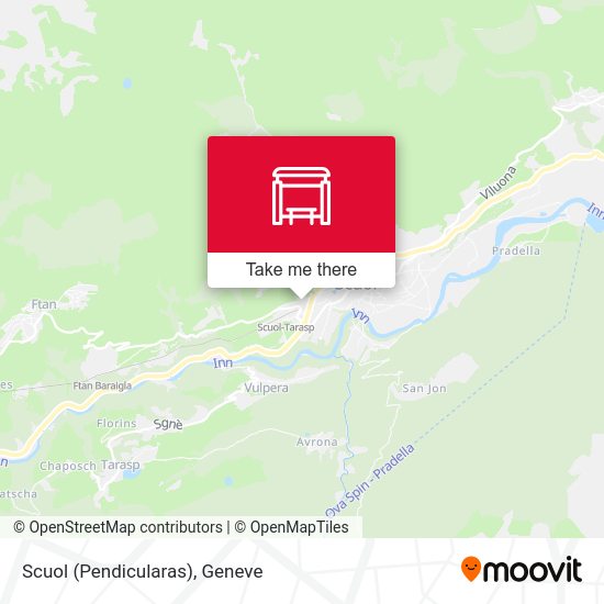 Scuol (Pendicularas) map