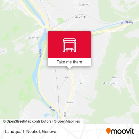 Landquart, Neuhof map