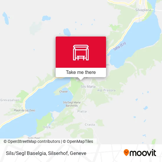 Sils/Segl Baselgia, Silserhof map