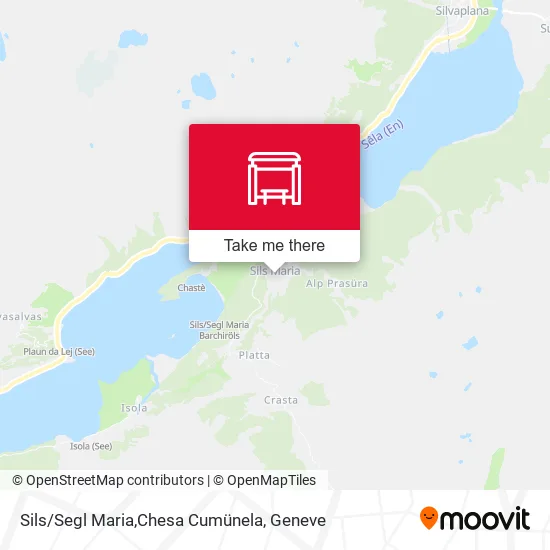 Sils/Segl Maria,Chesa Cumünela map