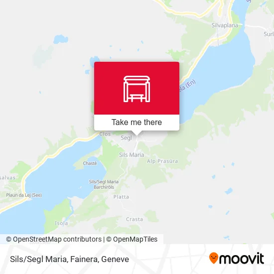 Sils/Segl Maria, Fainera map