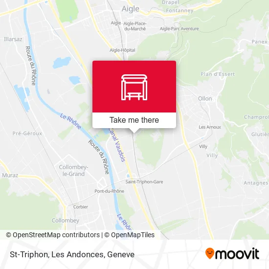 St-Triphon, Les Andonces map