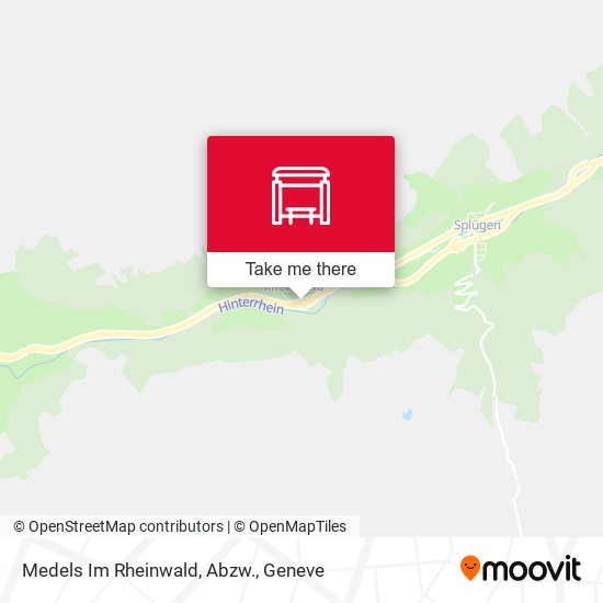 Medels Im Rheinwald, Abzw. map