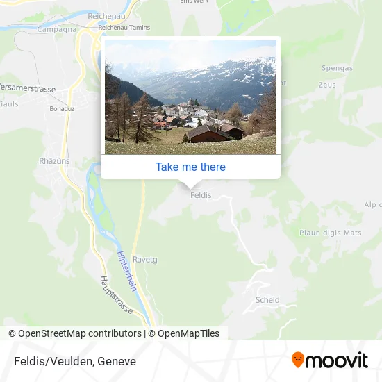 Feldis/Veulden map