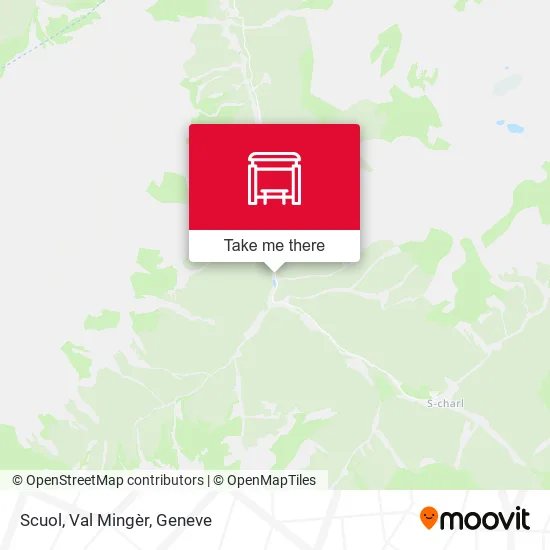 Scuol, Val Mingèr map