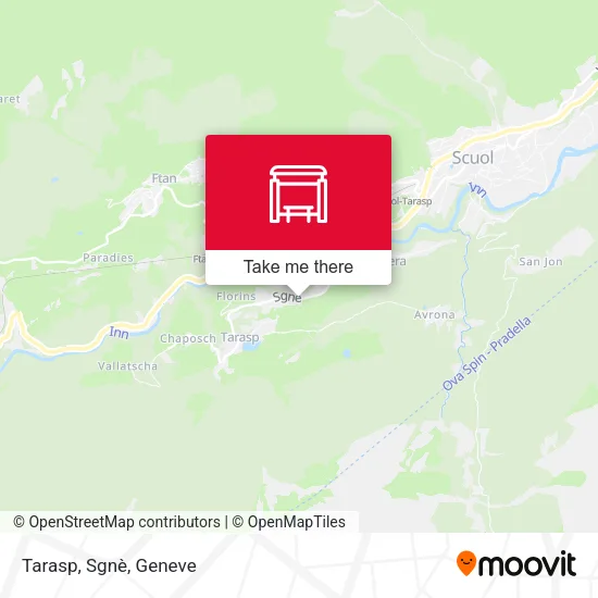 Tarasp, Sgnè map
