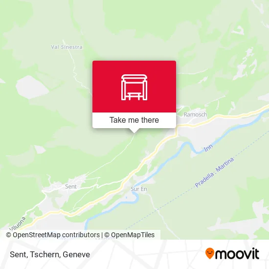 Sent, Tschern map