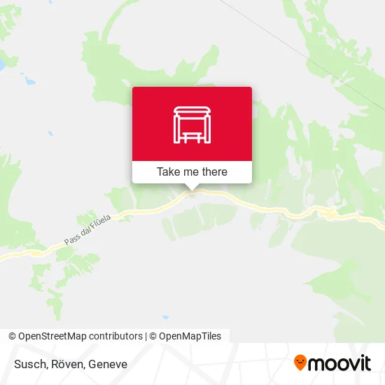 Susch, Röven map