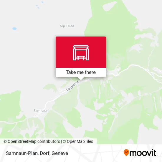 Samnaun-Plan, Dorf map