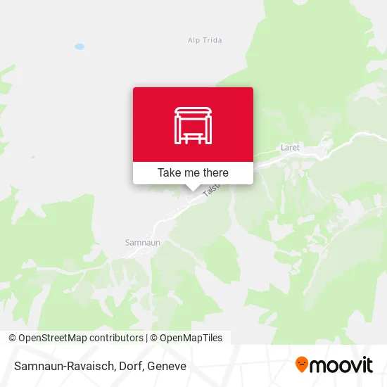 Samnaun-Ravaisch, Dorf map