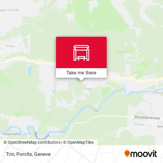 Trin, Porclis map
