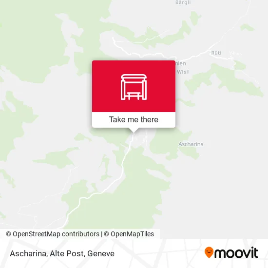 Ascharina, Alte Post map