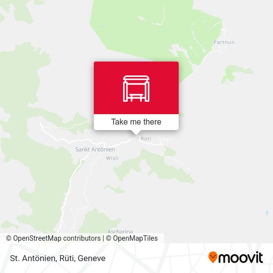 St. Antönien, Rüti map