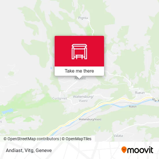Andiast, Vitg map