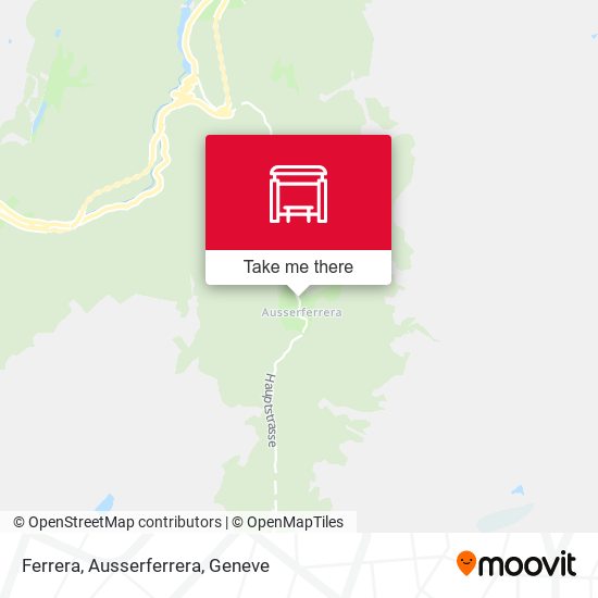 Ferrera, Ausserferrera map