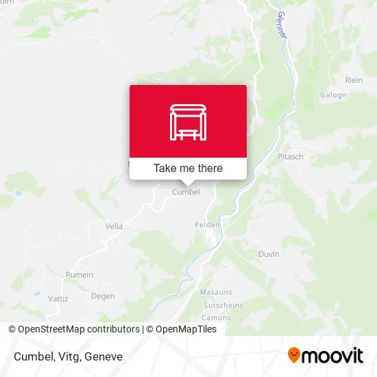 Cumbel, Vitg map