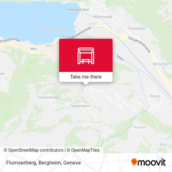 Flumserberg, Bergheim map