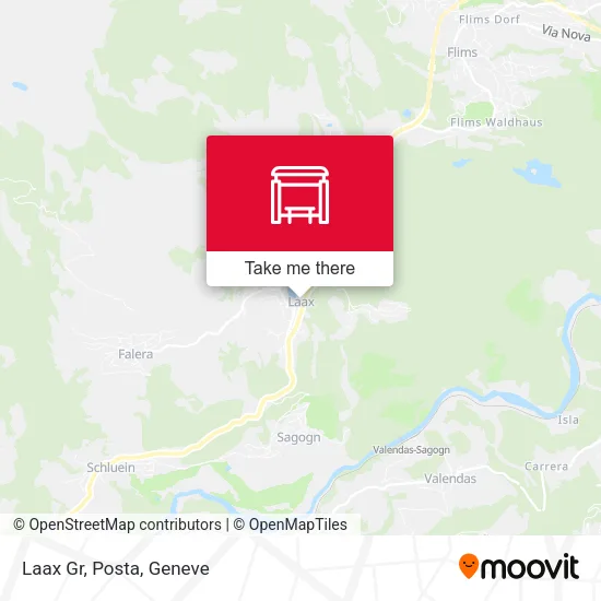 Laax Gr, Posta map