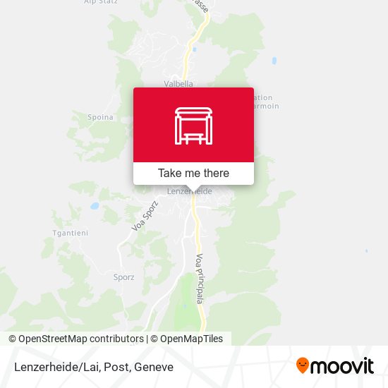 Lenzerheide/Lai, Post map