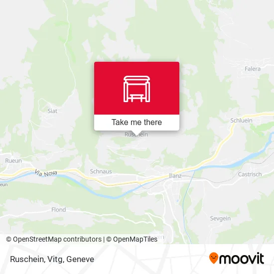 Ruschein, Vitg map