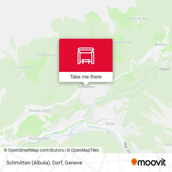 Schmitten (Albula), Dorf map