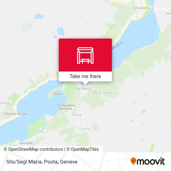 Sils/Segl Maria, Posta plan
