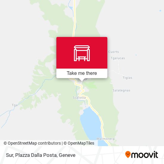 Sur, Plazza Dalla Posta map