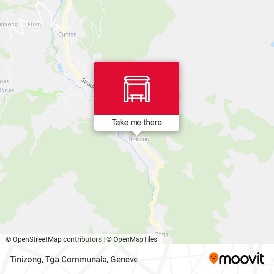 Tinizong, Tga Communala map