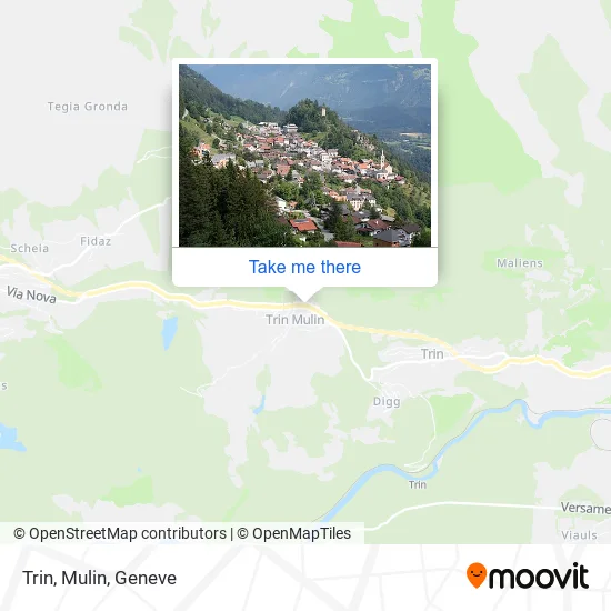 Trin, Mulin map