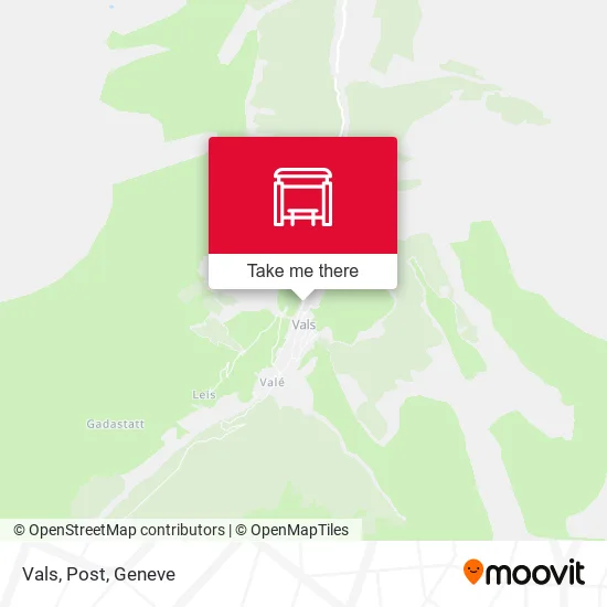 Vals, Post map