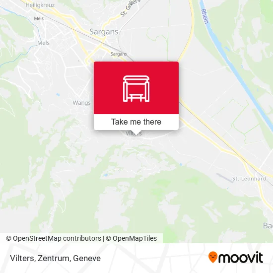 Vilters, Zentrum map
