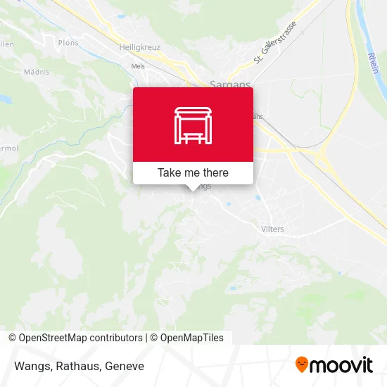 Wangs, Rathaus map