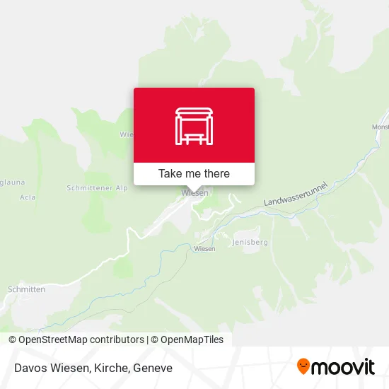 Davos Wiesen, Kirche plan