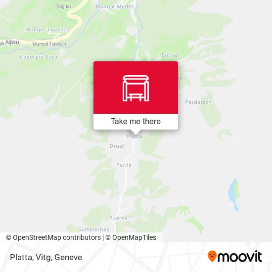 Platta, Vitg map