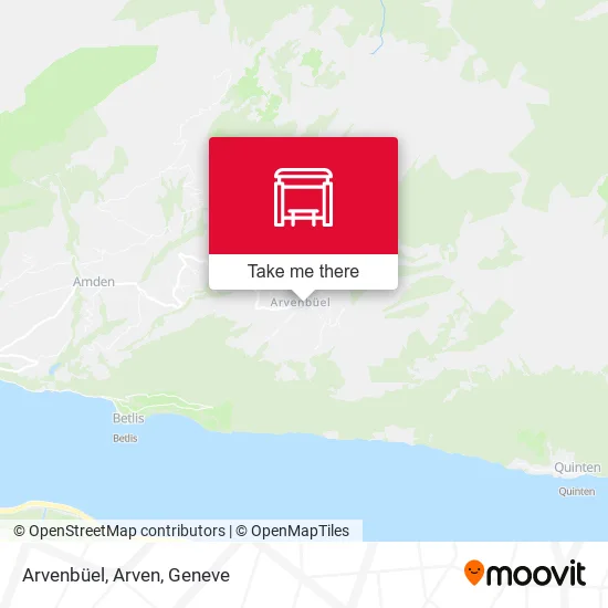 Arvenbüel, Arven map