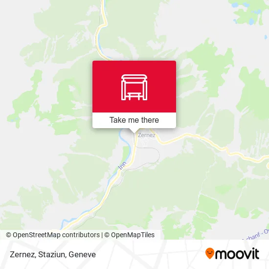 Zernez, Staziun map