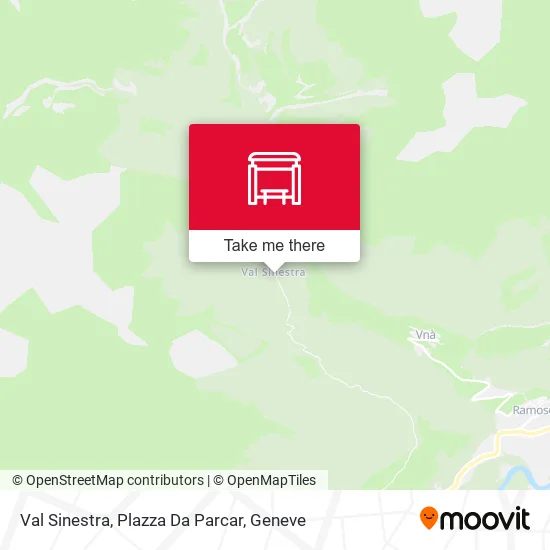 Val Sinestra, Plazza Da Parcar map