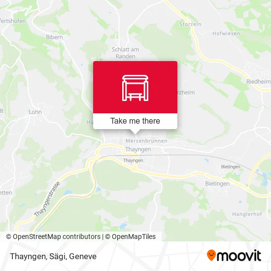Thayngen, Sägi map