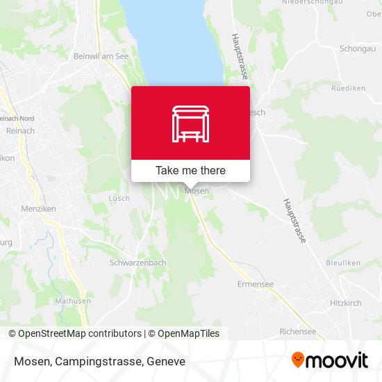 Mosen, Campingstrasse map