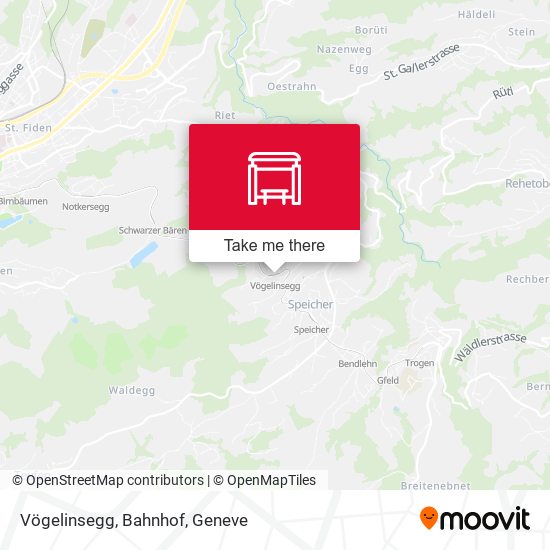 Vögelinsegg, Bahnhof map