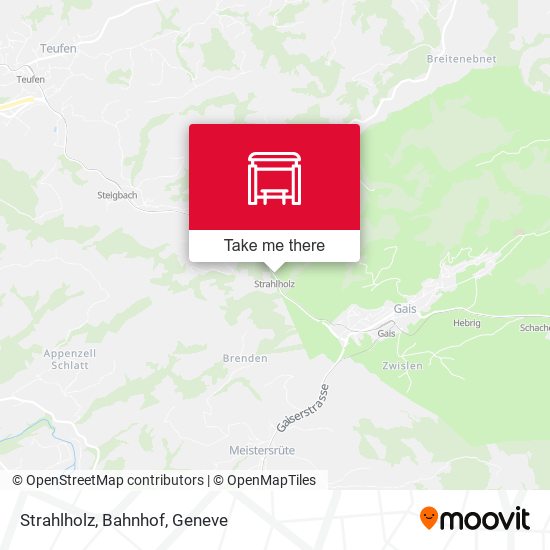 Strahlholz, Bahnhof map