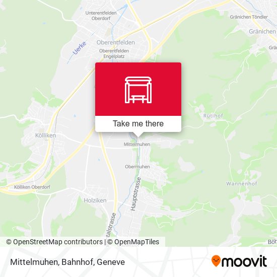 Mittelmuhen, Bahnhof map