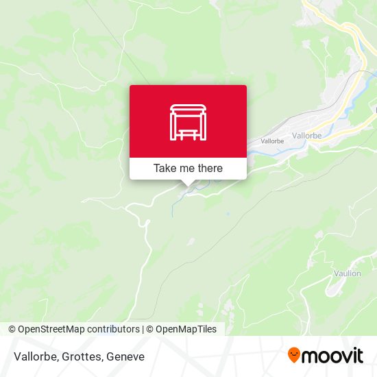 Vallorbe, Grottes map
