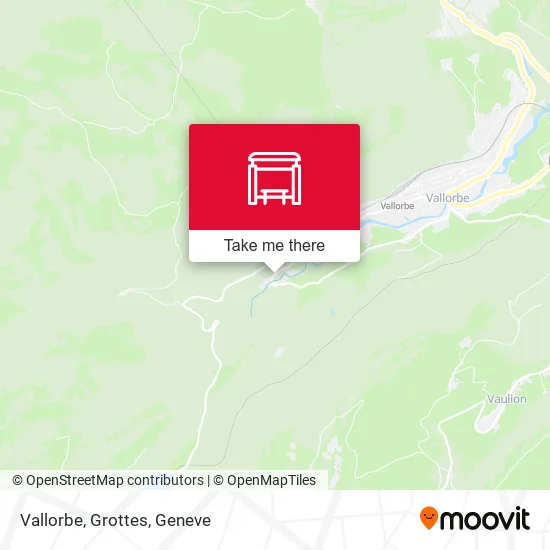 Vallorbe, Grottes map