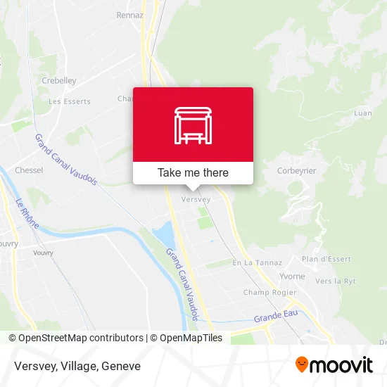 Versvey, Village map