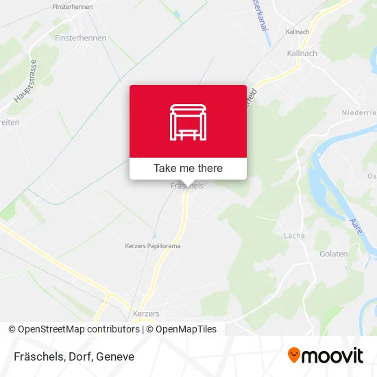 Fräschels, Dorf map